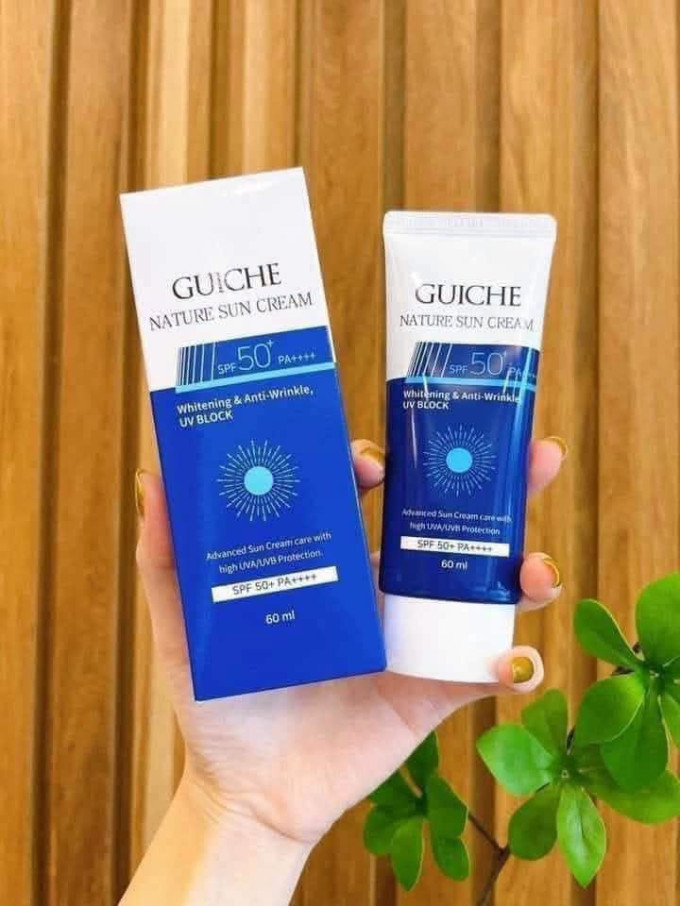 Kem chống nắng Guiche Nature Sun Cream SPF50+ PA++++ – Bảo vệ da, nâng tone tự nhiên