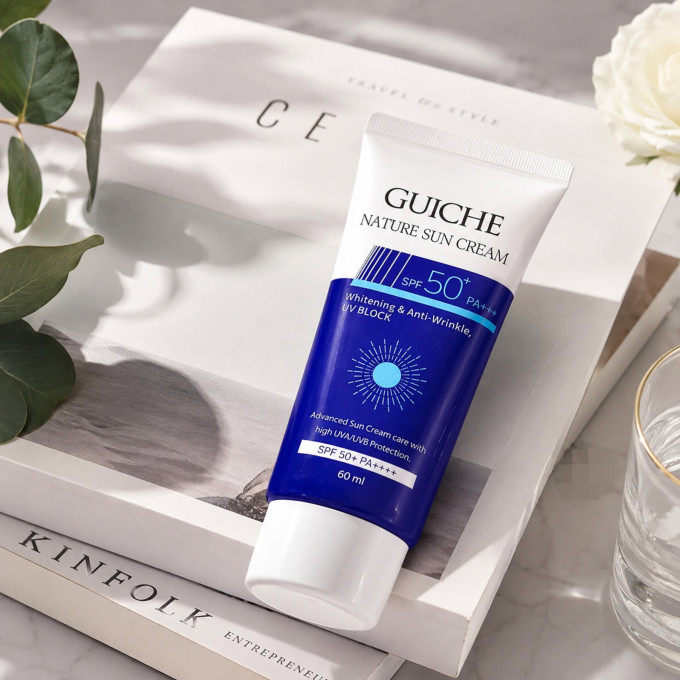 Kem chống nắng Guiche Nature Sun Cream SPF50+ PA++++ – Bảo vệ da, nâng tone tự nhiên