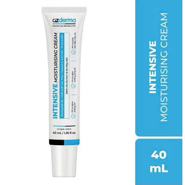 Kem dưỡng ẩm Azderma Intensive Moisturising Cream chính hãng 40ml