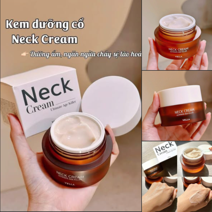 Kem Dưỡng Da Cổ Vella Neck Cream– Giải Pháp Chăm Sóc Và Chống Lão Hóa Vùng Cổ