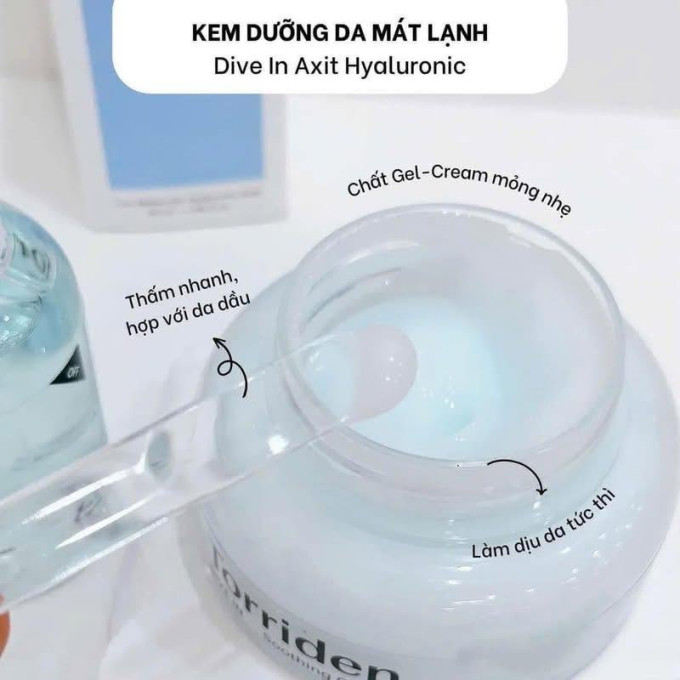 Kem Torriden Dive In Soothing Cream 100ml là giải pháp dưỡng ẩm đơn giản nhưng hiệu quả cho làn da