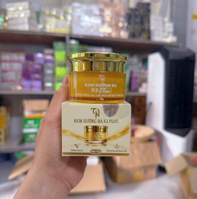 Kem Face Nén X3 Plus Dưỡng Trắng Da, Hỗ Trợ Mờ Thâm Nám, Nâng Tone Tự Nhiên Đông Anh 15g