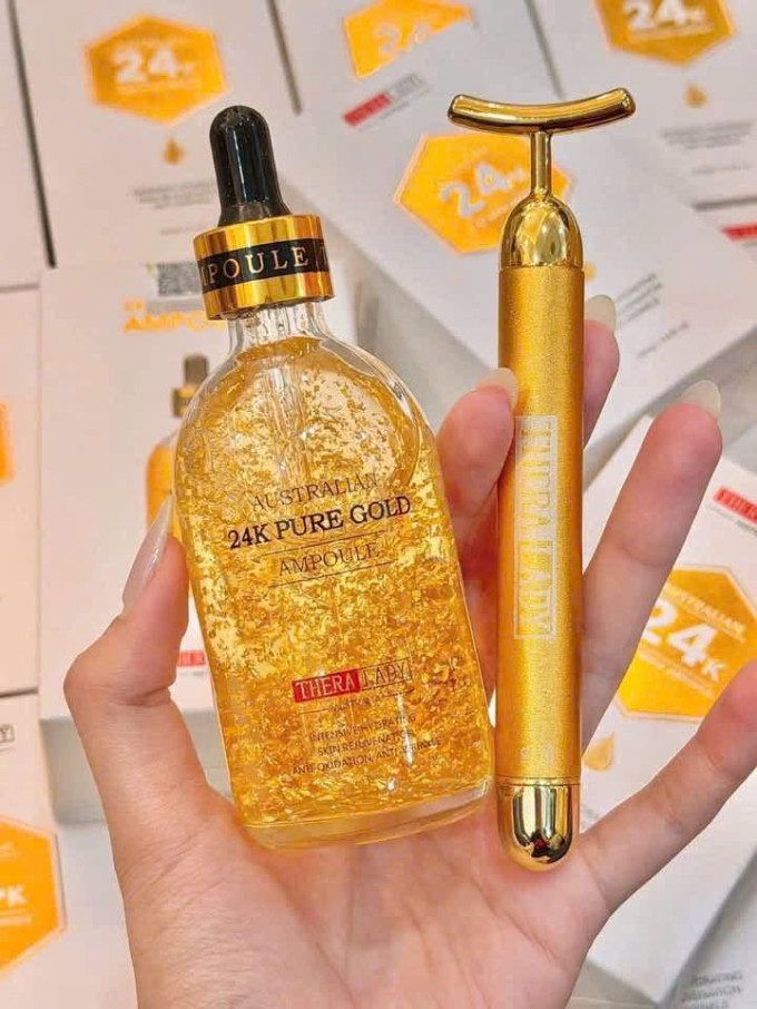 Serum Australian 24k Pure Gold Ampoule 100ml – Tinh chất vàng 24K dưỡng da