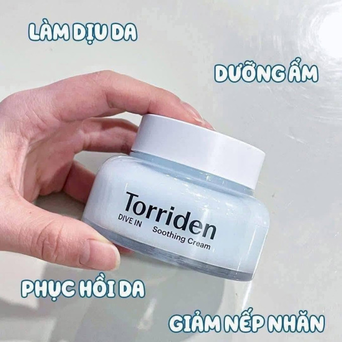 Torriden Dive In Soothing Cream 100ml – Giải Pháp Cấp Ẩm Dịu Nhẹ Cho Làn Da