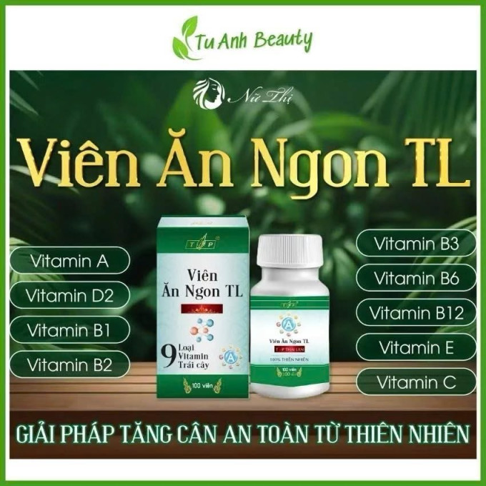 Viên Uống Ăn Ngon TL Chính Hãng – Bổ Sung Vitamin, Hỗ Trợ Ăn Ngon Và Hấp Thu Dinh Dưỡng