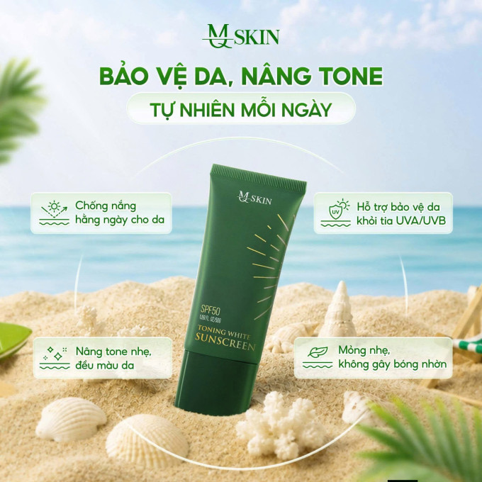 Kem chống nắng MQ SKIN bảo vệ da khỏi tia UV