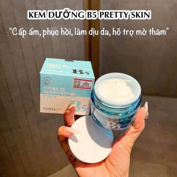 Kem Dưỡng Hydra B5 Derma Repair Cream Prettyskin |phục hồi cho da, cấp ẩm sâu, hỗ trợ dưỡng sáng da