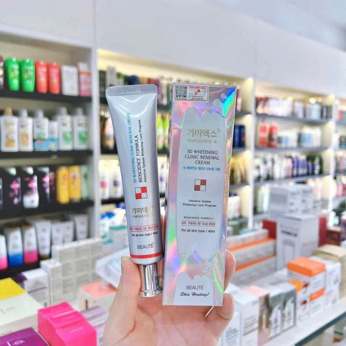 Kem Melasma-X 3D Whitening Clinic – Hỗ Trợ Làm Mờ Nám, Dưỡng Da Sáng Khỏe