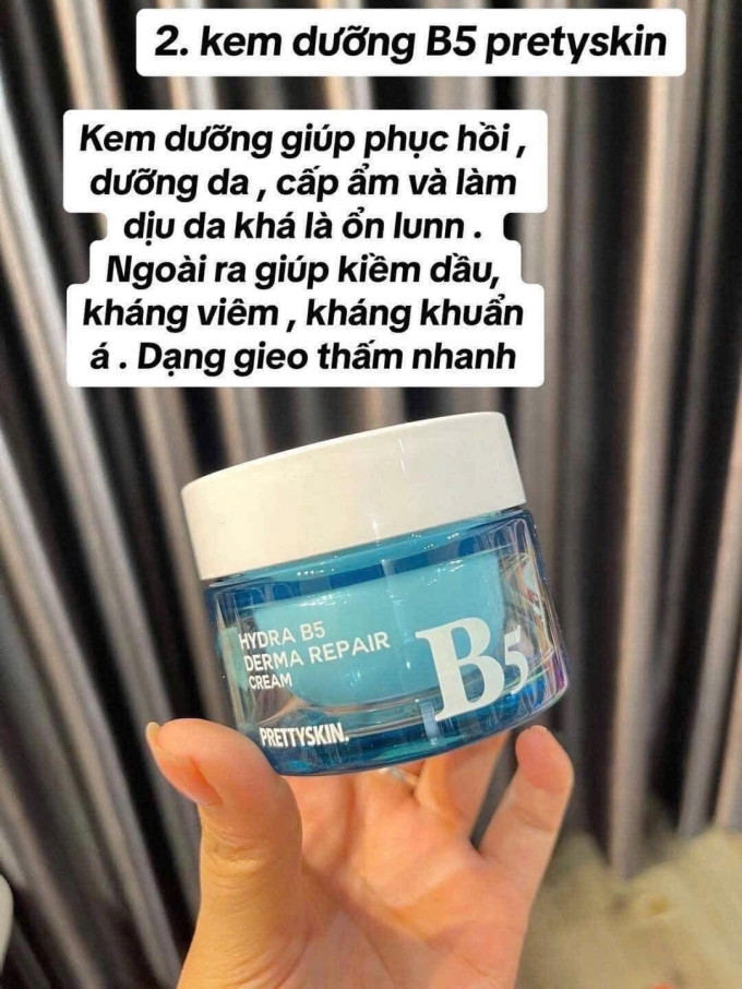 Kem B5 Prettyskin Hydra Derma Repair Cream là dòng kem dưỡng phục hồi nổi bật đến từ Hàn Quốc