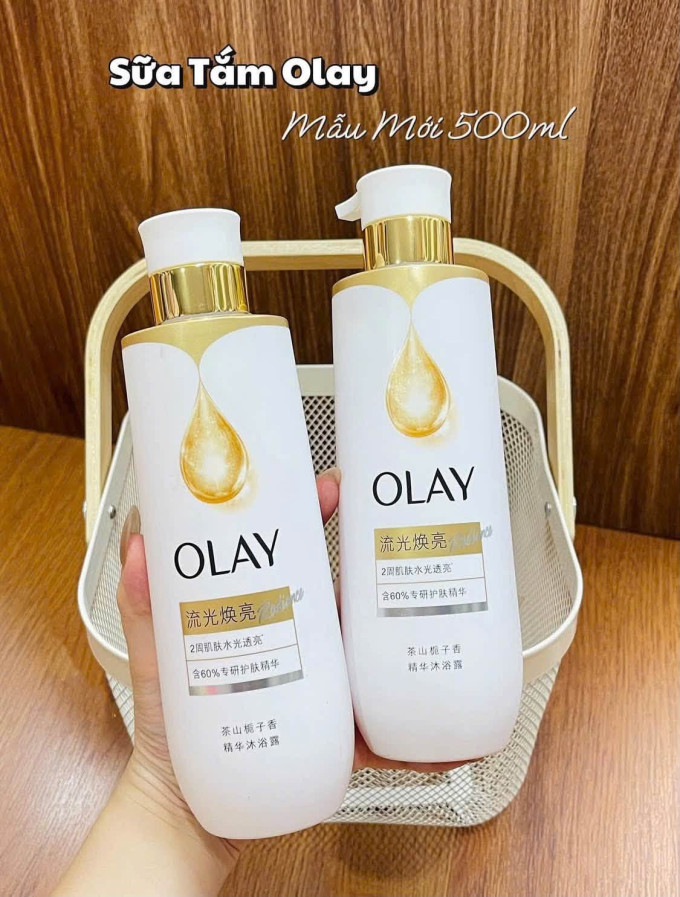Sữa Tắm Olay Mẫu Mới 500ml – Công Thức Vitamin C + B3 Giúp Da Mềm Mịn, Rạng Rỡ