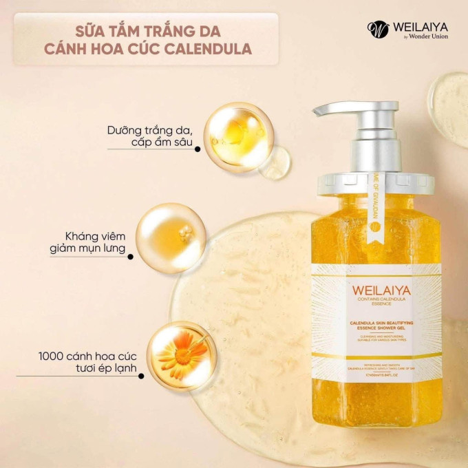 Vì sao nên chọn sữa tắm hoa cúc Weilaiya
