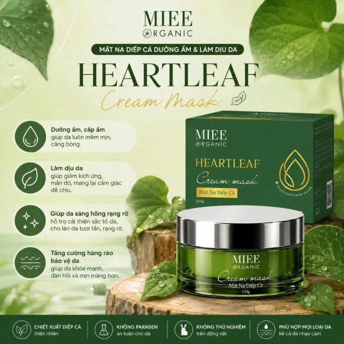 Bổ sung độ ẩm, giúp da mềm mịn hơn.
