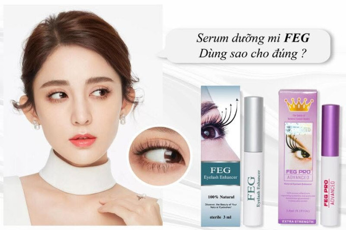 Dưỡng mi FEG là giải pháp chăm sóc lông mi tiện lợi, dễ sử dụng