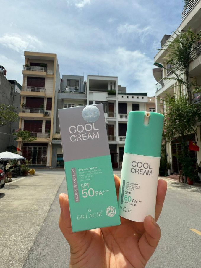 Kem Chống Nắng Dr Lacir Cool Cream SPF 50 PA+++ – Bảo Vệ Và Dưỡng Ẩm Da