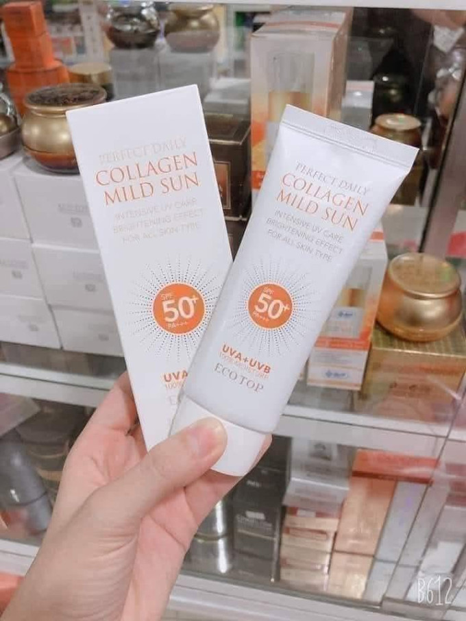 Ecotop Perfect Daily Collagen Mild Sun – Hàn Quốc – 70ml – SPF50+ PA+++.