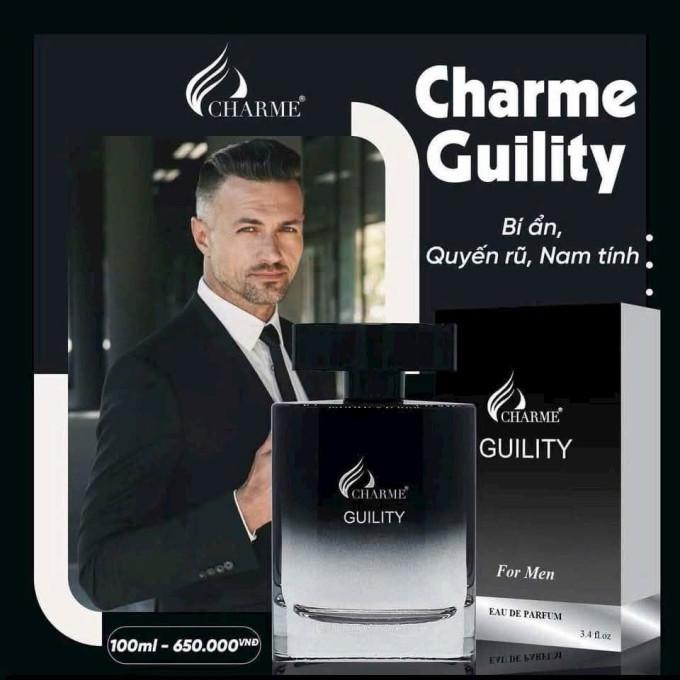 Nước Hoa Nam Charme Guility 100ml Chính Hãng – Hương Thơm Nam Tính, Bí Ẩn