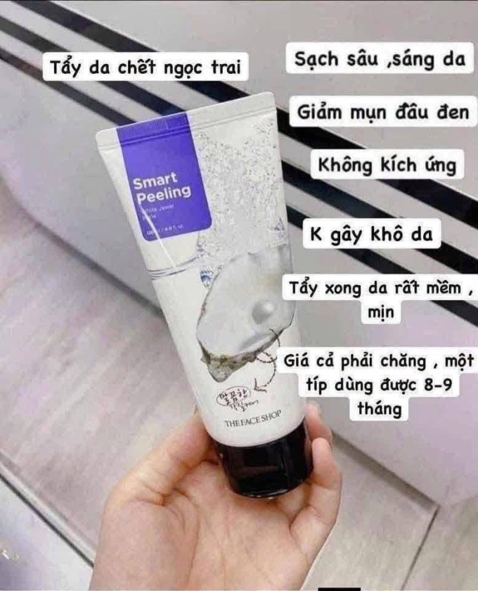 Tẩy Tế Bào Chết Ngọc Trai The Face Shop White Jewel Peeling Gel 120ml