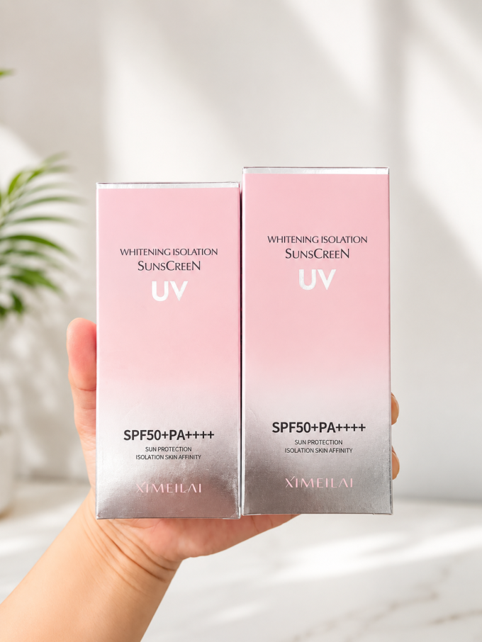 Kem Chống Nắng Nâng Tone Sunscreen UV Bảo Vệ Da Mặt Dùng Hằng Ngày