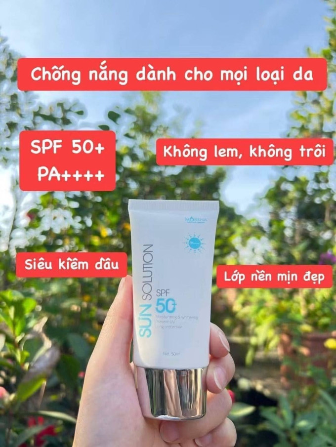 Kem Chống Nắng Huyền Phi Sun Solution SPF50+ 50ml – Bảo Vệ Da Mỗi Ngày