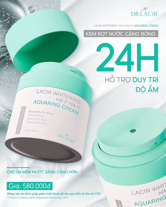 Dr Lacir Whitening Smoothing Cream -kem dưỡng ban đêm được nhiều khách hàng tin dùng