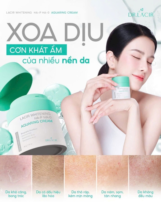 Kem dưỡng ban đêm Dr Lacir – Dưỡng ẩm cho làn da mềm mịn