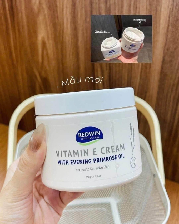 Kem Dưỡng Ẩm Vitamin E Úc Redwin 330g Chính Hãng
