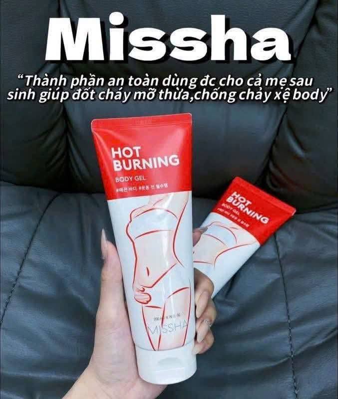 MISSHA Hot Burning Body Gel 200ml – Gel Massage Chăm Sóc Da Body