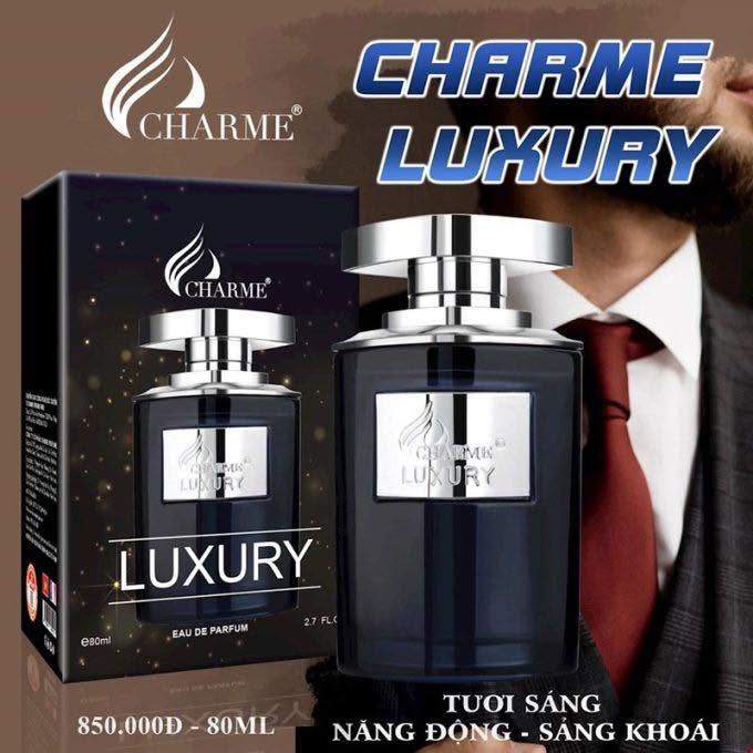 Nước Hoa Nam Charme Luxury 80ml – Phong Độ Lịch Lãm, Hương Thơm Cuốn Hút