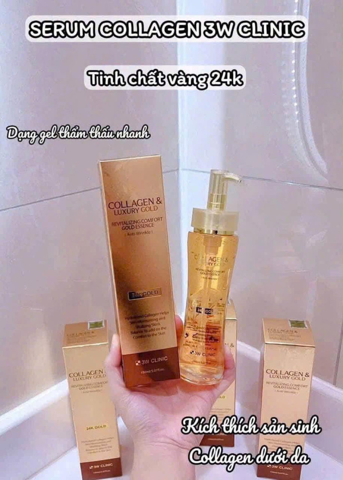 Collagen Luxury Gold Hàn Quốc 150ml – Serum Dưỡng Da Vàng 24K